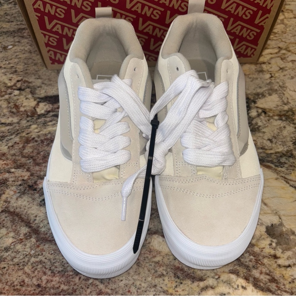 Vans White and Gray Sneakers NIB - Picture 3 of 5